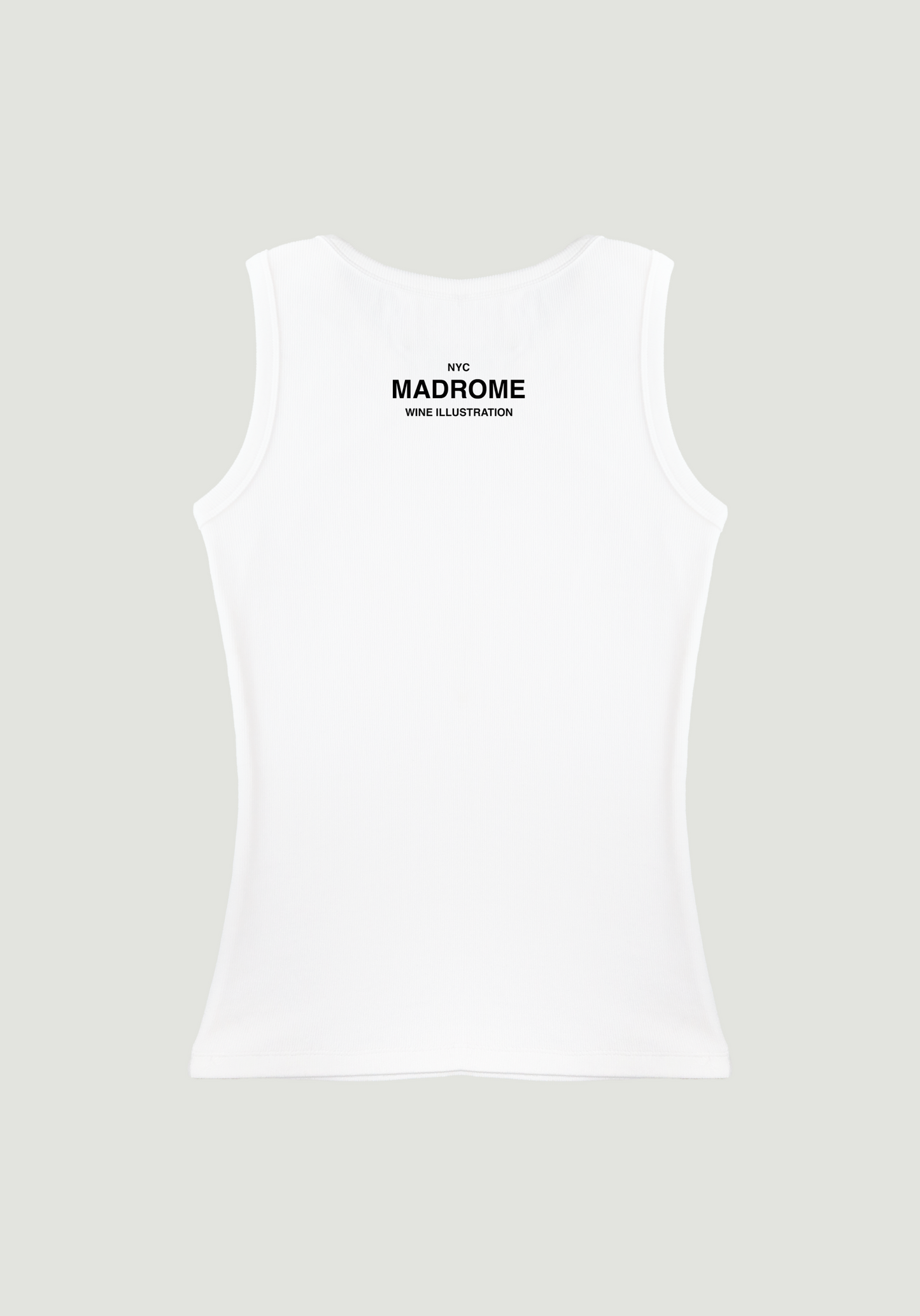 Wine Illustration Tank Top White