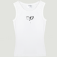 Glasses Illustration Tank Top White