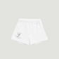 Yoga Illustration Shorts White