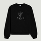 Yoga Illustration Crewneck Black