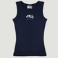 Shadow Illustration Tank Top Navy